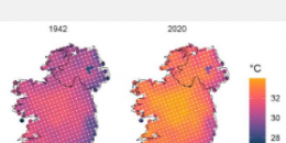 梅努斯大学研究发现爱尔兰极端气温越来越常见