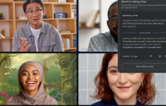 谷歌的Gemini AI现在可以记录你的Meet视频通话内容