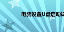 电脑设置U盘启动详细教程