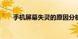 手机屏幕失灵的原因分析及解决方案