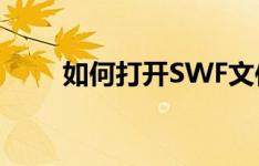 如何打开SWF文件？——全面指南