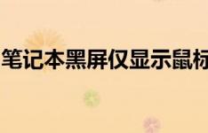 笔记本黑屏仅显示鼠标：原因解析与解决方案