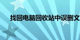 找回电脑回收站中误删文件的详细指南