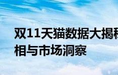 双11天猫数据大揭秘：交易额飙升背后的真相与市场洞察