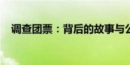 调查团票：背后的故事与公众的关注焦点