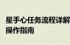 星手心任务流程详解：从启动到完成的每一步操作指南