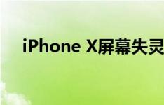 iPhone X屏幕失灵问题解析及解决方案