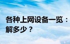 各种上网设备一览：从电脑到移动设备，你了解多少？